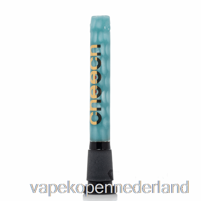 Elektronische Sigaret Vape Cheech Glas 4 Inch Honingraat Downstem Lichtblauw